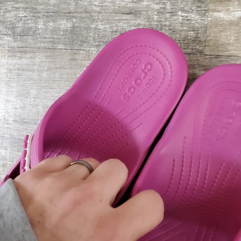 Crocs Slide Sandals Mens Sz 12 Slip On Shoes Waterproof Sandals‎